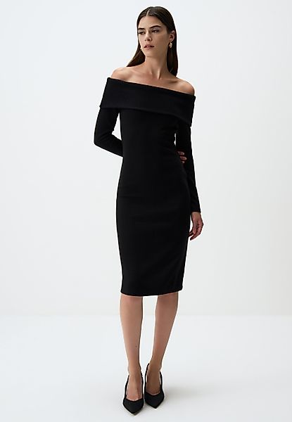 Jimmy Key Minikleid Schwarzes Schulterfreies Figurbetontes günstig online kaufen