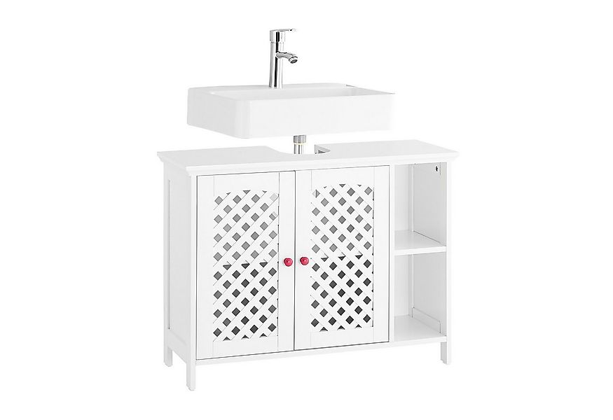 SoBuy Waschbeckenunterschrank BZR210, Badezimmerschrank mit 2 Türen, Wascht günstig online kaufen