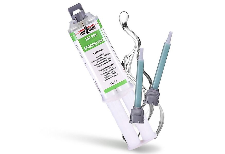 Top2Glue 2-Komponentenkleber Top2Glue Epoxidkleber mit 2 Mischdüsen - 2K Ep günstig online kaufen