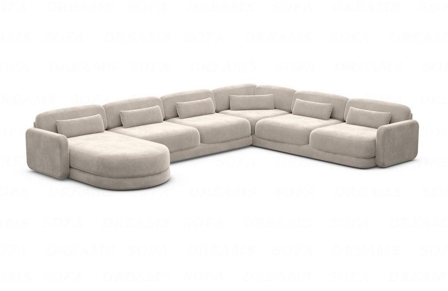 Sofa Dreams Wohnlandschaft Stoff Polstersofa Luxus günstig online kaufen