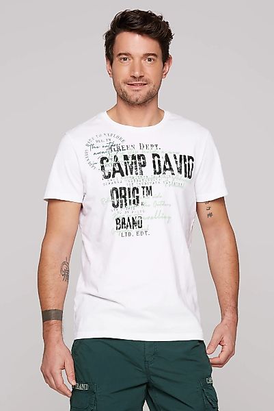 CAMP DAVID Rundhalsshirt, aus Baumwolle günstig online kaufen