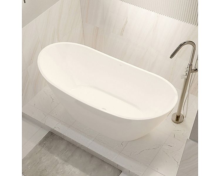 Bernstein Badewanne BELLAGIO 2.0 Weiß glänzend 170 x 78 cm, Freistehende Ba günstig online kaufen