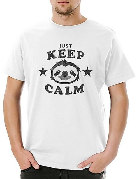Urban Backwoods Print-Shirt Urban Backwoods Just Keep Calm Herren T-Shirt W günstig online kaufen