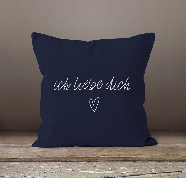MoonWorks Dekokissen Kissenbezug Kissenhülle Ich liebe günstig online kaufen