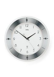 AMS Funkwanduhr F5848 (Quarzuhr,Glas,Wohnzimmer,Esszimmer,Küche,Arbeitszimm günstig online kaufen