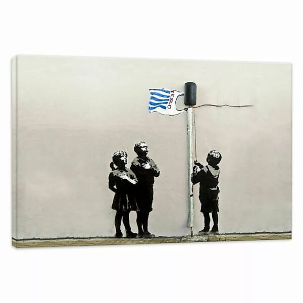 Wandbild Banksy Tesco Generation Bilder Wohnzimmer günstig online kaufen