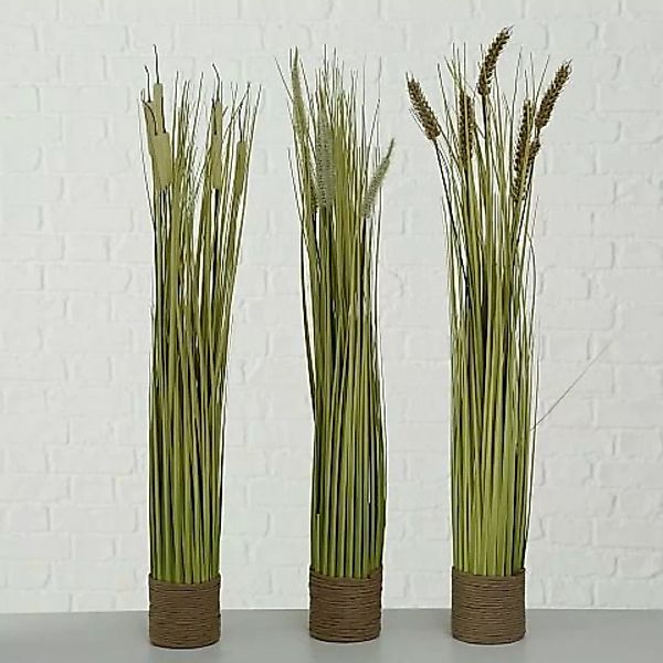 Boltze Kunstpflanzen & -blumen Gras sortiert grün 85 cm (grün) günstig online kaufen