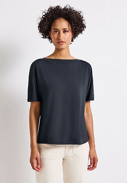 STREET ONE T-Shirt, in Unifarbe günstig online kaufen