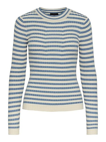 pieces Rundhalspullover PCCrista (1-tlg) Plain/ohne Details günstig online kaufen
