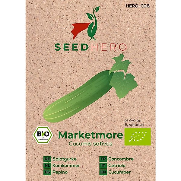 Seedhero BIO Salatgurke Marketmore Samen günstig online kaufen