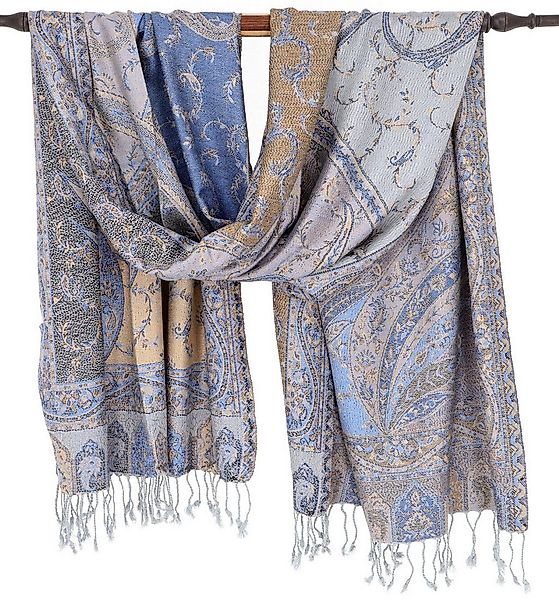 Guru-Shop Halstuch Indischer Schal, Stola mit Paisley Muster,.. günstig online kaufen