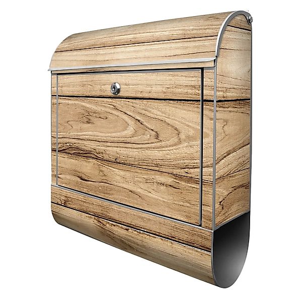 Banjado Design Briefkasten Silber Pulverbeschichtet 39x47x14cm 2 Schlüssel günstig online kaufen