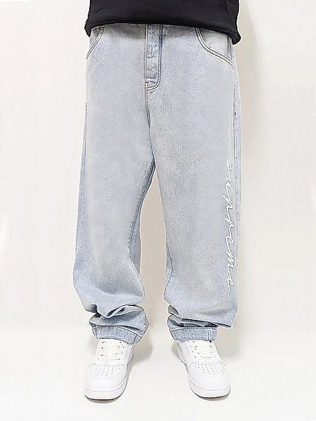DADA Supreme Regular-fit-Jeans Supreme Pants mit Logo-Stitching Baggy Denim günstig online kaufen