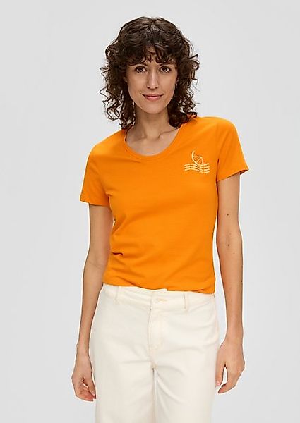 s.Oliver Kurzarmshirt T-Shirt im Slim Fit günstig online kaufen