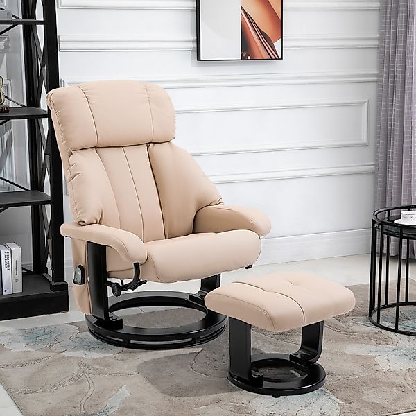 HOMCOM Relaxliege mit Liegefunktion, Massagesessel, Fernsehsessel, Liegeses günstig online kaufen