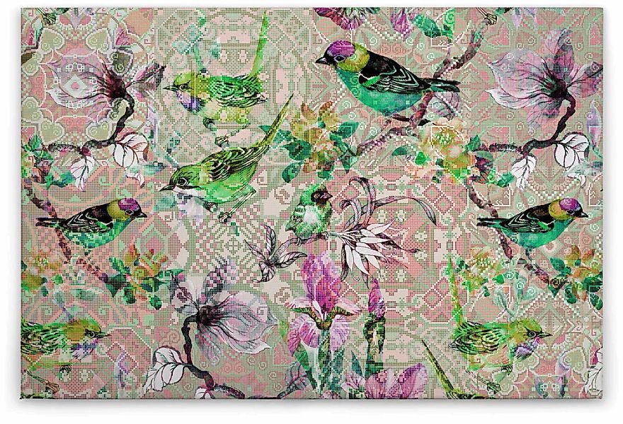 A.S. Création Leinwandbild "mosaic birds", Vögel, (1 St.) günstig online kaufen