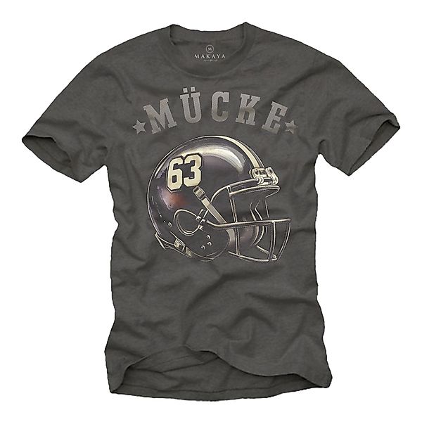 MAKAYA Print-Shirt American Football Helm Mücke günstig online kaufen