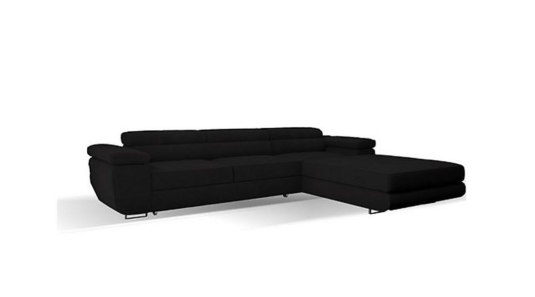 Goldstoff Ecksofa platzsparendes Schlafsofa mit Bettkasten, Ecksofa mit ver günstig online kaufen