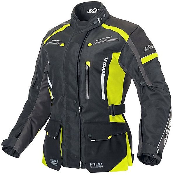 Büse Motorradjacke Büse Torino II Textiljacke schwarz / neongelb Damen 46 günstig online kaufen