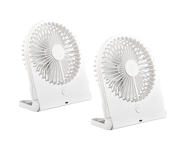 Reality Leuchten Tischventilator, 2er SET Akku günstig online kaufen