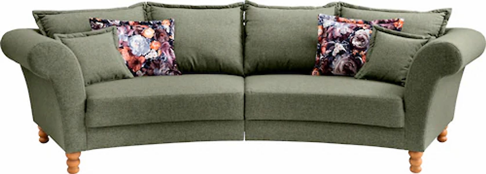 Home affaire Big-Sofa »Tassilo geschwungene Formensprache, bequem, Mega Sof günstig online kaufen