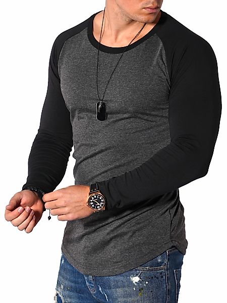 behype Langarmshirt "RIO L/S" im Oversize-Schnitt mit Raglan-Ärmeln günstig online kaufen
