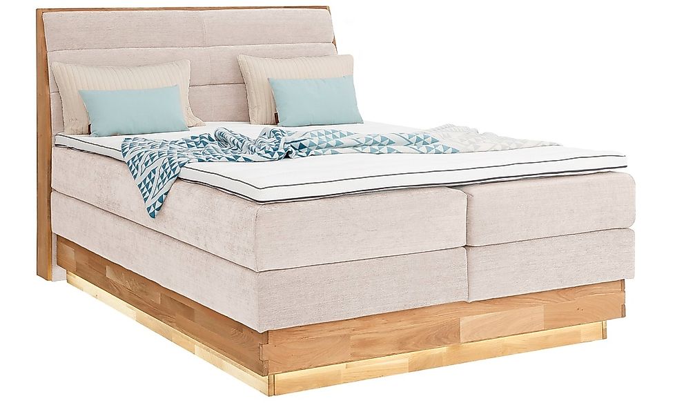 OTTO products Boxspringbett, LED-Beleuchtung, mit zertifizierten, recycelte günstig online kaufen