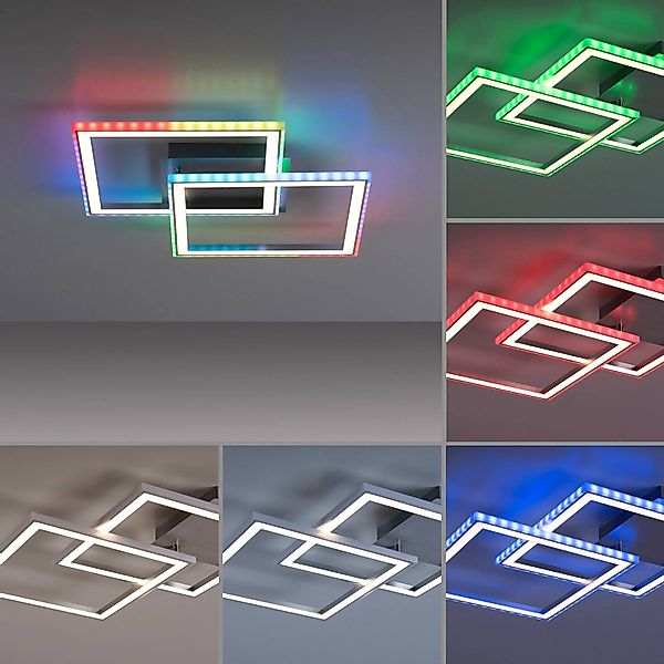 JUST LIGHT Deckenleuchte »FELIX60«, 2 flammig, Leuchtmittel LED-Board-LED-B günstig online kaufen