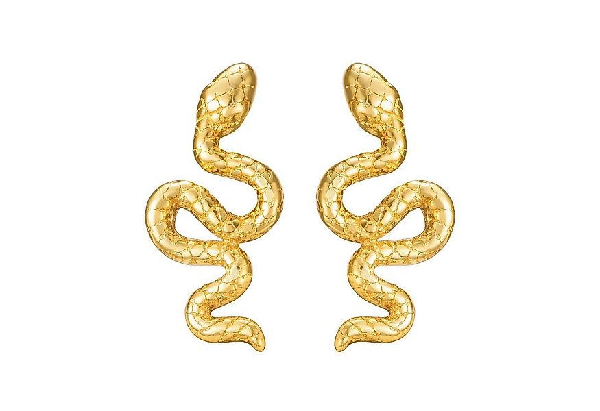 Brandlinger Paar Ohrstecker Ohrstecker Culebra, Schlange Silber 925 vergold günstig online kaufen