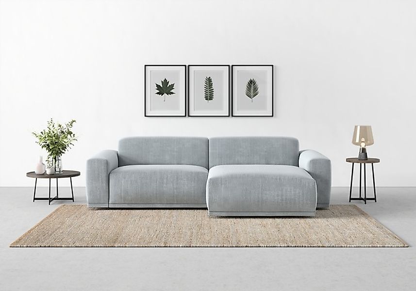 TRENDMANUFAKTUR Ecksofa »Braga, mit hochwertigem Kaltschaum, L-Form, in Cor günstig online kaufen