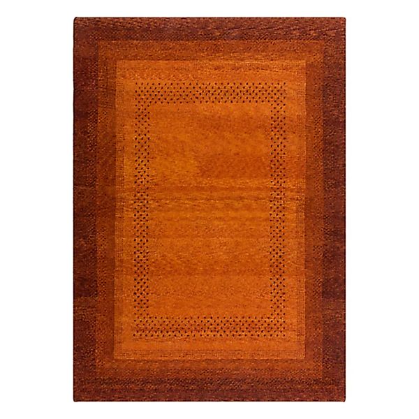Handgefertigter Teppich "Sunrise" Aus Wolle In Rot-orange - Versch. Größen günstig online kaufen
