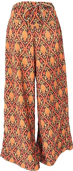 Guru-Shop Relaxhose Weite Samt Marlenehose, hochgeschnittene günstig online kaufen