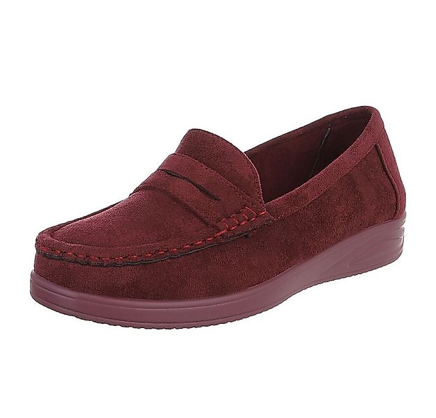 Ital-Design Elegante Loafer für Damen aus hochwertigem Material Slipper (91 günstig online kaufen