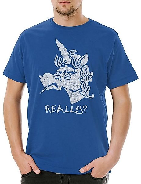 Urban Backwoods Print-Shirt Urban Backwoods Grumpy Unicorn Herren T-Shirt R günstig online kaufen