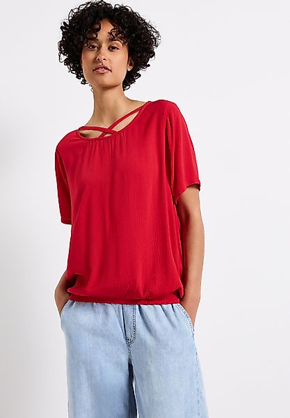 STREET ONE Shirtbluse, mit Bänderdetail günstig online kaufen