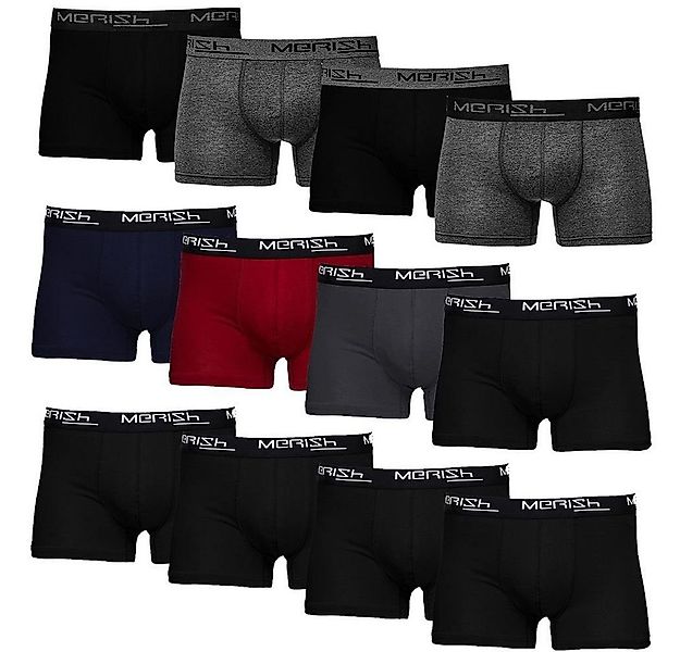 MERISH Boxershorts Merish 218a M (Vorteilspack, 12er Pack) S - 7XL günstig online kaufen