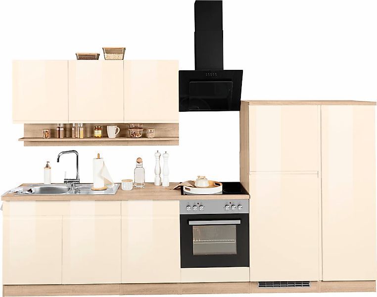 HELD MÖBEL Küchenzeile "Virginia", Breite 320 cm, wahlweise mit E-Geräten günstig online kaufen