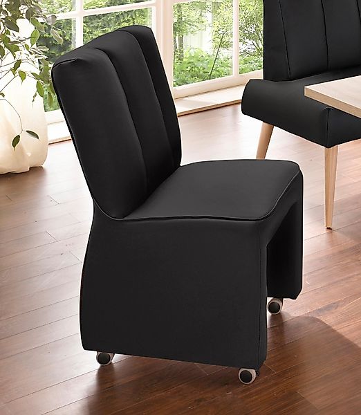 exxpo - sofa fashion Sessel "Costa, Loungesessel, Hochlehnsessel, auf Rolle günstig online kaufen