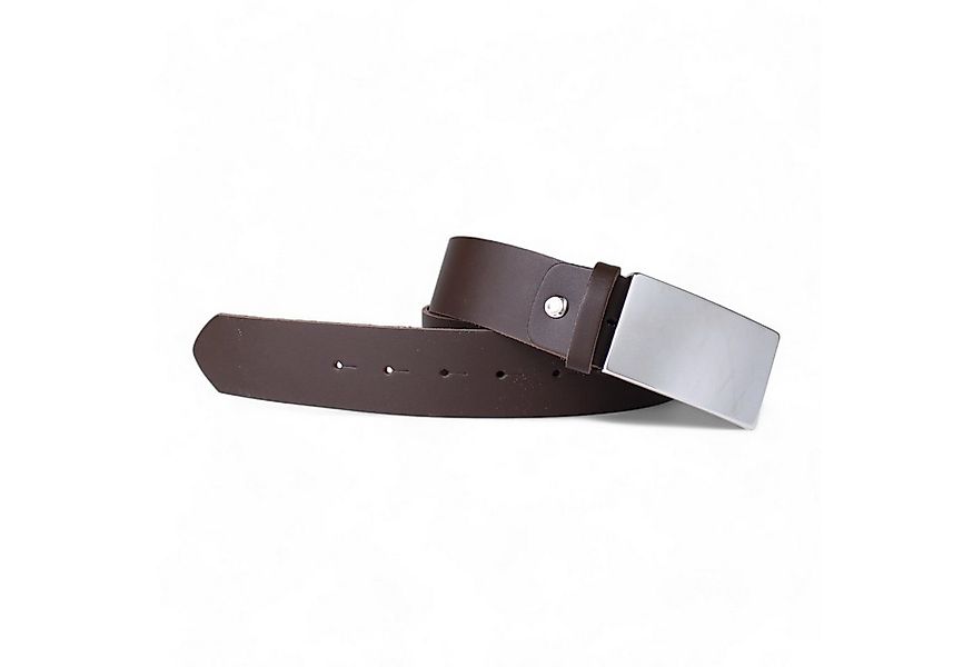 FRONHOFER Ledergürtel 19229 (1-St) Ledergürtel, kürzbar, 4cm, silberne Schn günstig online kaufen