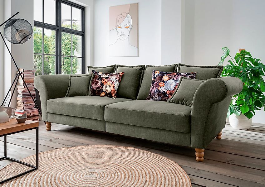 Home affaire Big-Sofa "Tassilo Mega Sofa mit viel Platz, bequem durch Kalts günstig online kaufen