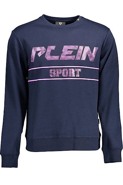 PLEIN SPORT Sweatshirt Herren Langarm Pullover Blau - Kontrastdetails & günstig online kaufen