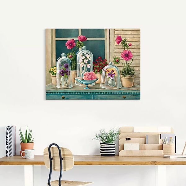 Artland Wandbild "Kollektion mit Blumen", Arrangements, (1 St.) günstig online kaufen