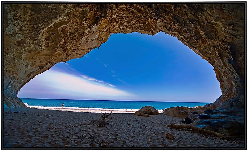 Papermoon Infrarotheizung »Höhle Cala Luna Sardinien«, sehr angenehme Strah günstig online kaufen