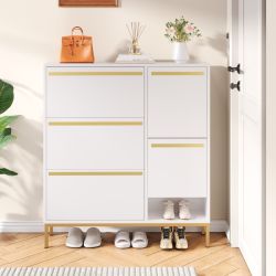 Refined Living Schuhschrank mit Schuhwechselhocker, Schuhregal günstig online kaufen