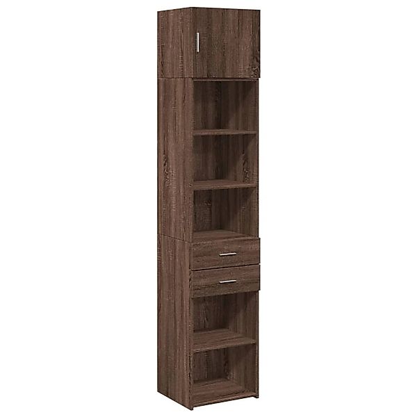 vidaXL Hochschrank Schmal Eichen-Optik 45x42,5x225 cm Holzwerkstoff 3281300 günstig online kaufen