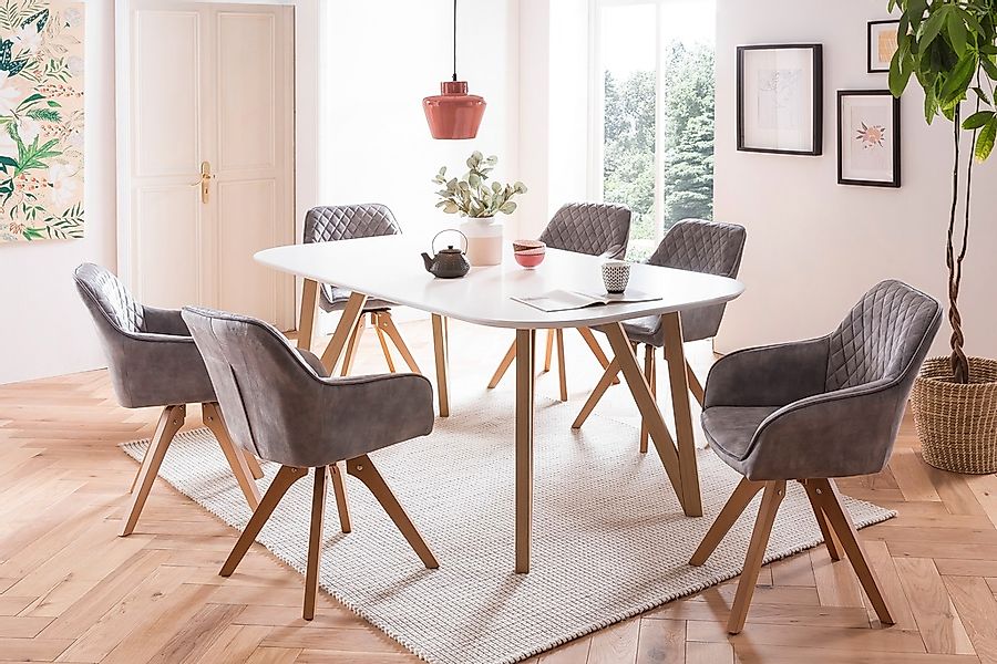 SalesFever Essgruppe, (5-tlg.), Tischbreite 180 cm, Stühle 180° drehbar, mi günstig online kaufen