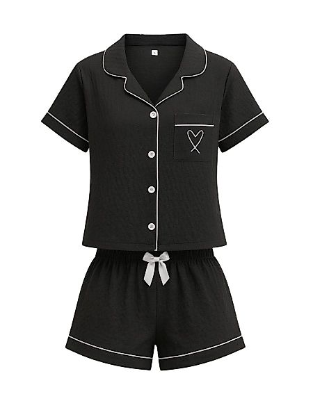 Elegant Love Shorty Damen Schlafanzug Set günstig online kaufen