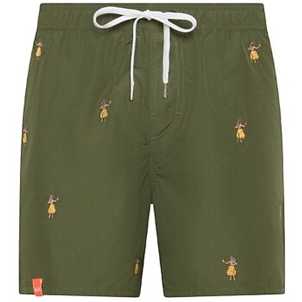 Sun68  Badeshorts Kostm mit kleiner grner Stickerei günstig online kaufen