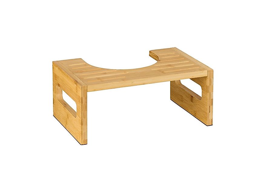 relaxdays Badhocker Toilettenhocker aus Bambus (1 St) günstig online kaufen