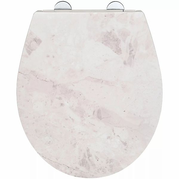 Wenko Premium WC-Sitz White Marble aus Duroplast mit Absenkautomatik günstig online kaufen